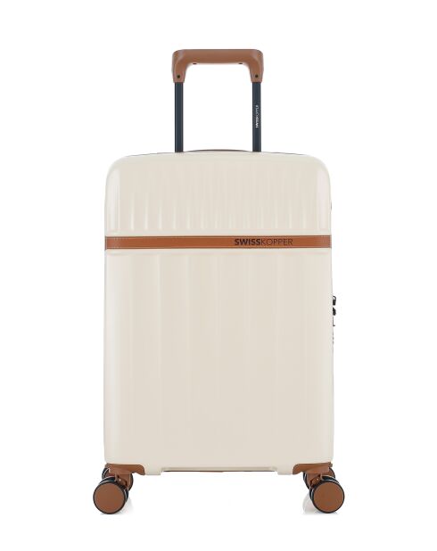 Valise Moyen Séjour Zermatt ecru - 59,5x38,5x21,5 cm
