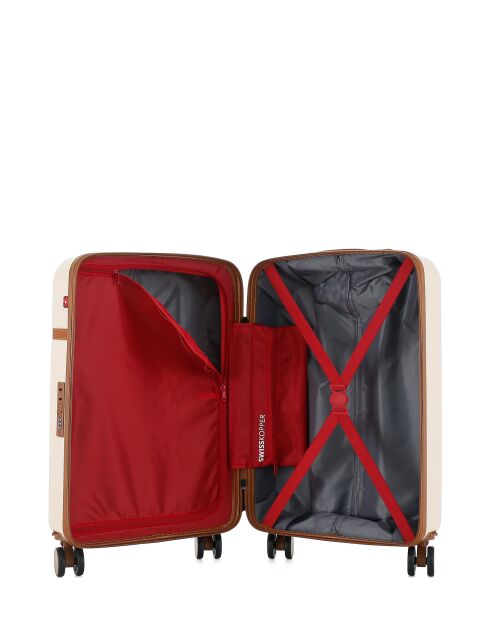 Valise Moyen Séjour Zermatt ecru - 59,5x38,5x21,5 cm