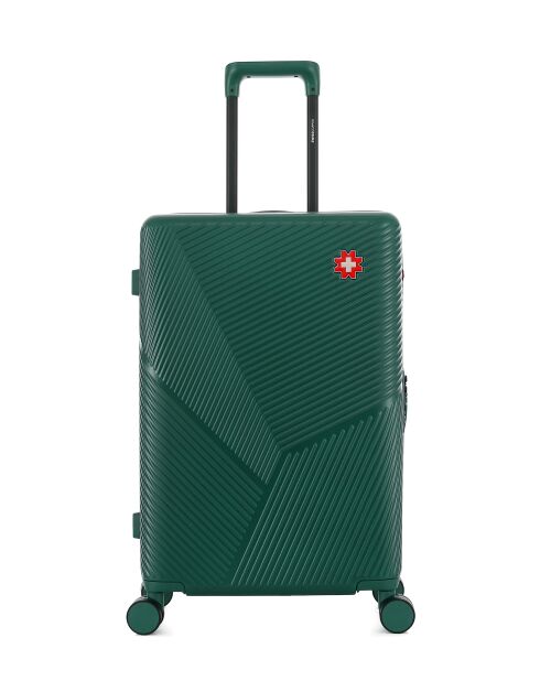 Fribourg mittelgroßer Reisekoffer dunkelgrün - 66x42,5x25,5 cm