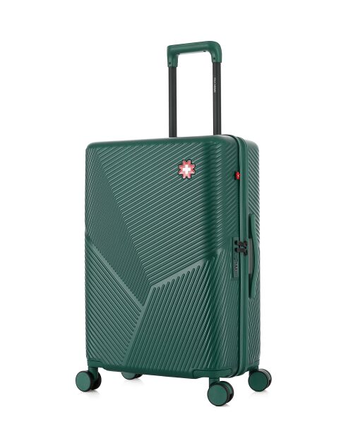Fribourg mittelgroßer Reisekoffer dunkelgrün - 66x42,5x25,5 cm