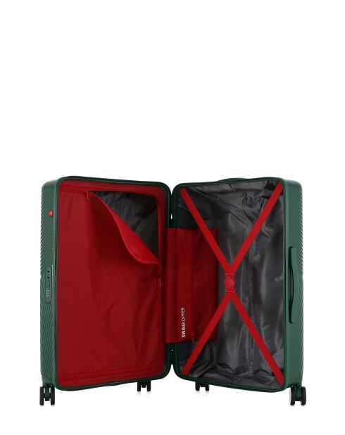 Fribourg mittelgroßer Reisekoffer dunkelgrün - 66x42,5x25,5 cm