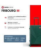 Fribourg mittelgroßer Reisekoffer dunkelgrün - 66x42,5x25,5 cm