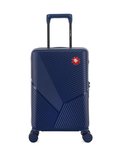 Valise cabine Fribourg bleu fonce - 55x35x19 cm