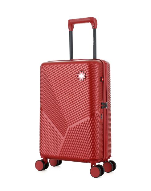 Maleta de cabina Fribourg Bordeaux - 55x35x19 cm