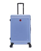 Set mit 3 großen Koffern, Weekend und Kabine Gstaad blau - 75x49x29 cm