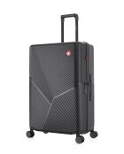 Set di 3 valigie grandi, Weekend e Cabin XS Fribourg nere - 75x47,5x29 cm