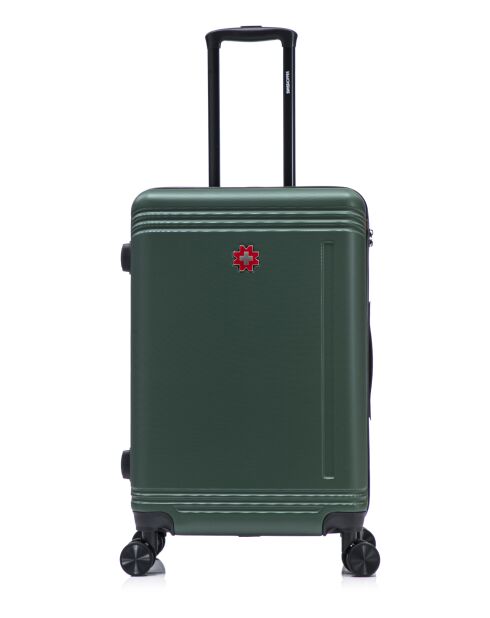 Gstaad Mittelgroßer Reisekoffer grün - 65x43x26 cm