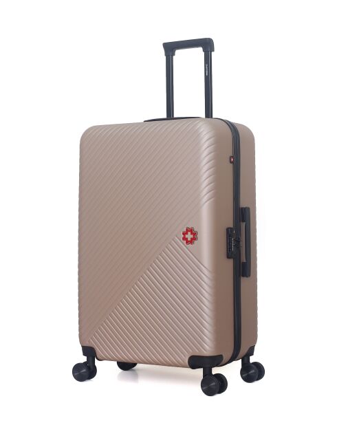Set De 4 Valise SPIEZ rose dore - 75x47x29 cm