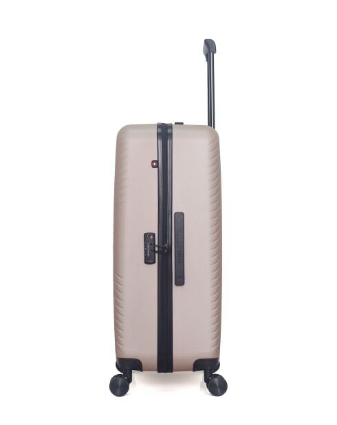 Set De 4 Valise SPIEZ rose dore - 75x47x29 cm