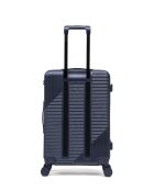 Set van 2 Wohlen Cabine- en Cabinekoffers XS Donkerblauw - 60x42,5x26 cm