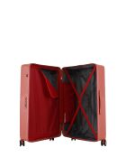 Set van 2 grote koffers en Weekend Fribourg terracotta - 75x47,5x29 cm