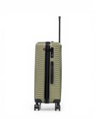 Juego de 3 maletas grandes, para fin de semana y cabina Olten olive, 76,5 x 49 x 29,5 cm