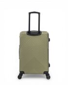 Juego de 3 maletas grandes, para fin de semana y cabina Olten olive, 76,5 x 49 x 29,5 cm