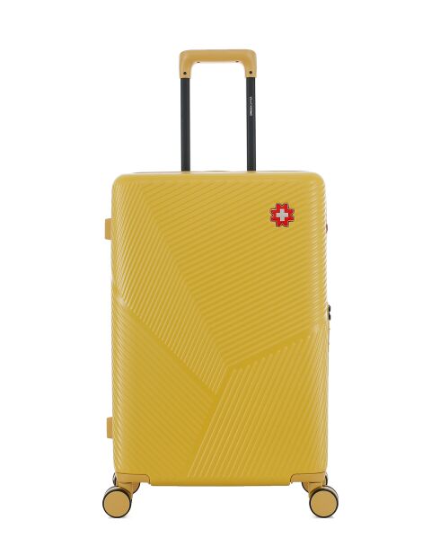 Set van 2 weekend- en hutkoffers XS Fribourg honey - 65x42,5x26 cm
