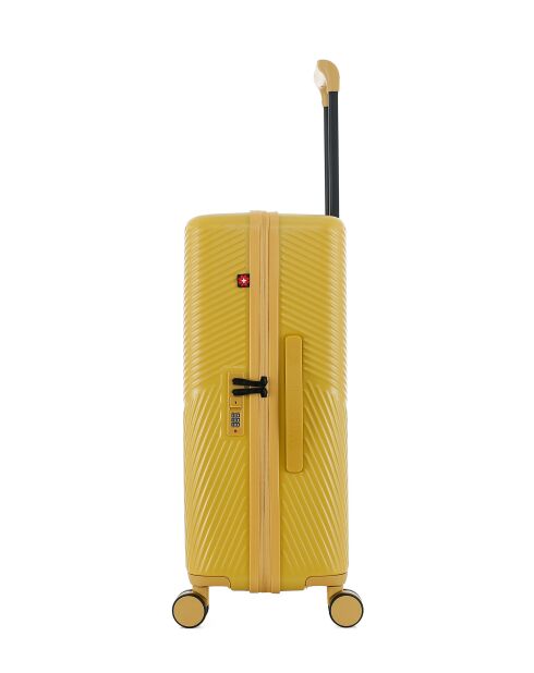 Set van 2 weekend- en hutkoffers XS Fribourg honey - 65x42,5x26 cm