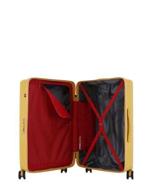 Set van 2 weekend- en hutkoffers XS Fribourg honey - 65x42,5x26 cm