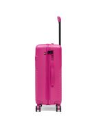 Set aus 3 großen Koffern, Kabine und Kabine XS Wohlen rosa - 75x47,5x29 cm