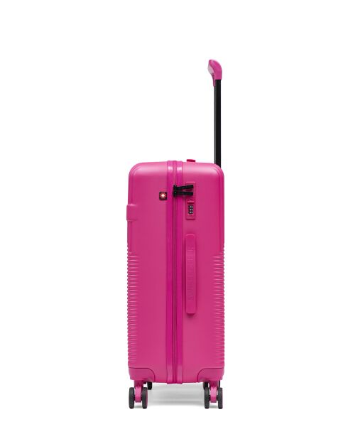 Set di 3 valigie grandi, Cabina e Cabina XS Wohlen rosa - 75x47,5x29 cm