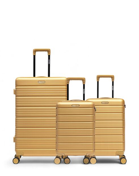 Set mit 3 großen Koffern, Cabin und Cabin XS, Lugano, beige, 75 x 47,5 x 29 cm