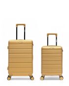 Set di 2 valigie da viaggio XS Lugano beige - 65x42,5x26 cm