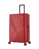 Set de 2 maletas grandes y cabina XS Fribourg burdeos - 75 x 47,5 x 29 cm