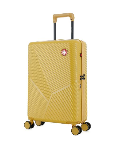 Set van 2 cabine- en hutkoffers XS Fribourg miel - 60x42,5x26 cm