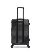 Lot De 2 Valises Weekend Et Cabine Wohlen noir - 65x42,5x26 cm
