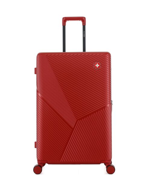 Set van 2 grote koffers en cabine Fribourg Bordeaux - 75x47,5x29 cm