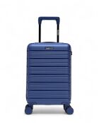 Set van 2 cabine- en hutkoffers XS Lugano marine - 60x42,5x26 cm