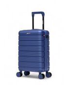 Set van 2 cabine- en hutkoffers XS Lugano marine - 60x42,5x26 cm