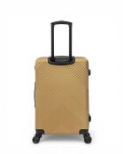 Set van 2 beige weekend- en hutkoffers Olten - 67x44x27 cm