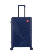 Set van 2 Fribourg weekend- en hutkoffers donkerblauw - 65x42,5x26 cm