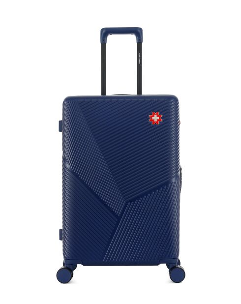 Set van 2 Fribourg weekend- en hutkoffers donkerblauw - 65x42,5x26 cm