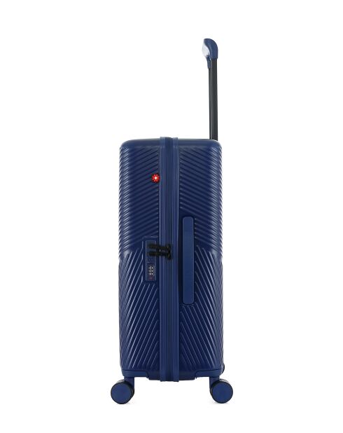 Set van 2 Fribourg weekend- en hutkoffers donkerblauw - 65x42,5x26 cm