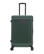 Set mit 3 großen Koffern, Weekend und Cabin Gstaad grün - 75x49x29 cm