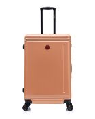 Lot De 2 Valises Grand Format Et Cabine Gstaad orange - 75x49x29 cm