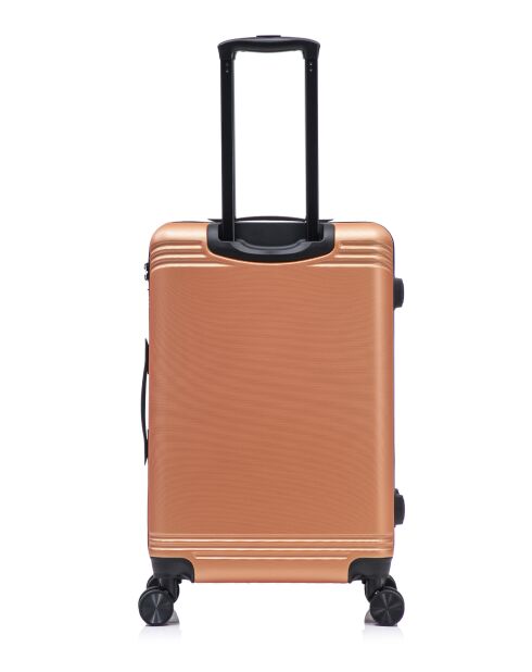 Lot De 2 Valises Grand Format Et Cabine Gstaad orange - 75x49x29 cm