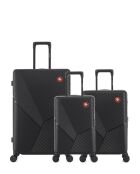 Set de 3 maletas grandes, Cabin y Cabin XS Fribourg noir - 75 x 47,5 x 29 cm
