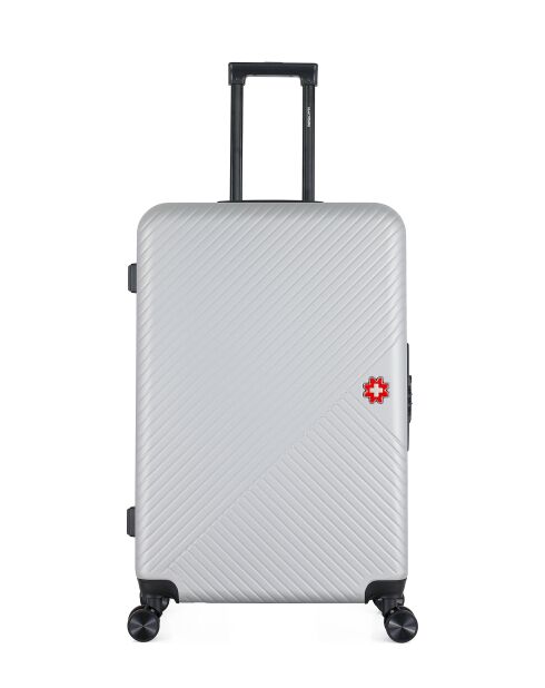 Set De 4 Valise SPIEZ gris - 75x47x29 cm