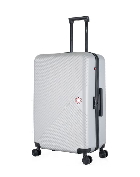 Set De 4 Valise SPIEZ gris - 75x47x29 cm
