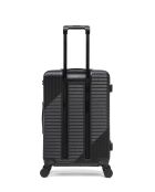 Lot De 3 Valises Grand Format, Weekend Et Cabine Wohlen noir - 75x47,5x29 cm