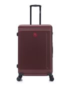 Set de 2 maletas grandes y cabina Gstaad burdeos - 75x49x29 cm