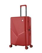 Set aus 2 Wochenend- und Kabinenkoffern XS Fribourg Burgunderrot - 65x42,5x26 cm