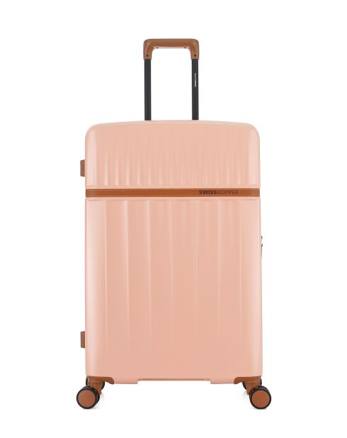 Set De 4 Valise Zermatt rose clair - 76,5x49x29 cm