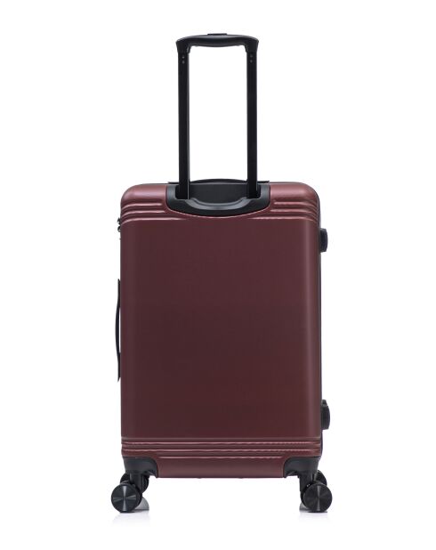 Set van 3 grote koffers, weekend en hut Gstaad bordeaux - 75x49x29 cm