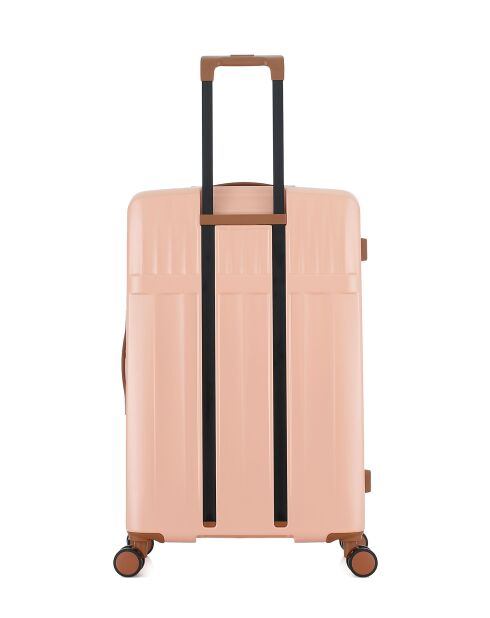 Set van 2 grote koffers en cabine Zermatt lichtroze - 76,5x49x29 cm