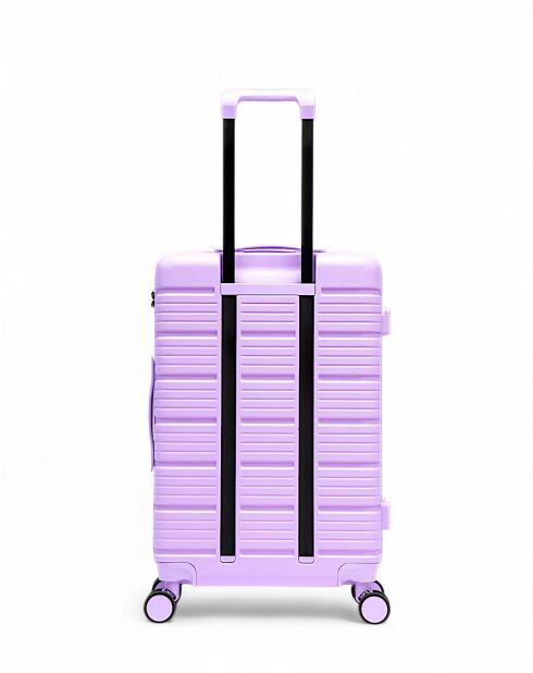 3er-Set Weekend-, Kabinen- und Kabinenkoffer XS Lugano lila - 65x42,5x26 cm