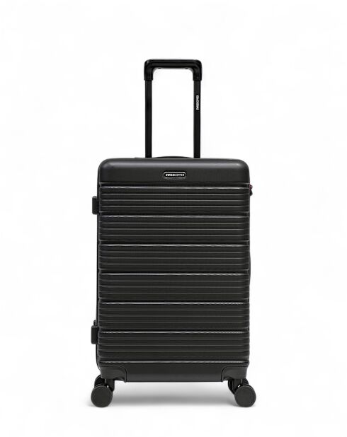 Lugano mittelgroßer Reisekoffer, 65,5 x 43 x 26,5 cm, schwarz
