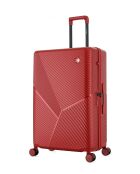 Set van 2 grootformaat koffers en weekend Fribourg Bordeaux - 75x47,5x29 cm