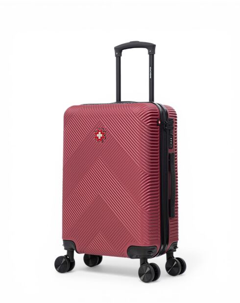 Olten Bordeauxroter Reisekoffer, Größe M, 57 x 38 x 23 cm